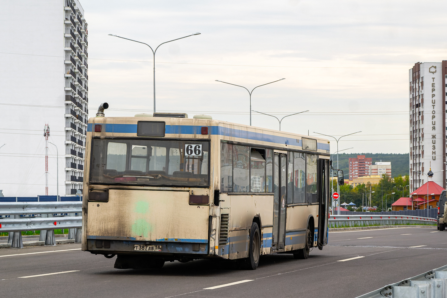 Пензенская область, Mercedes-Benz O405N2 № Т 387 АВ 58