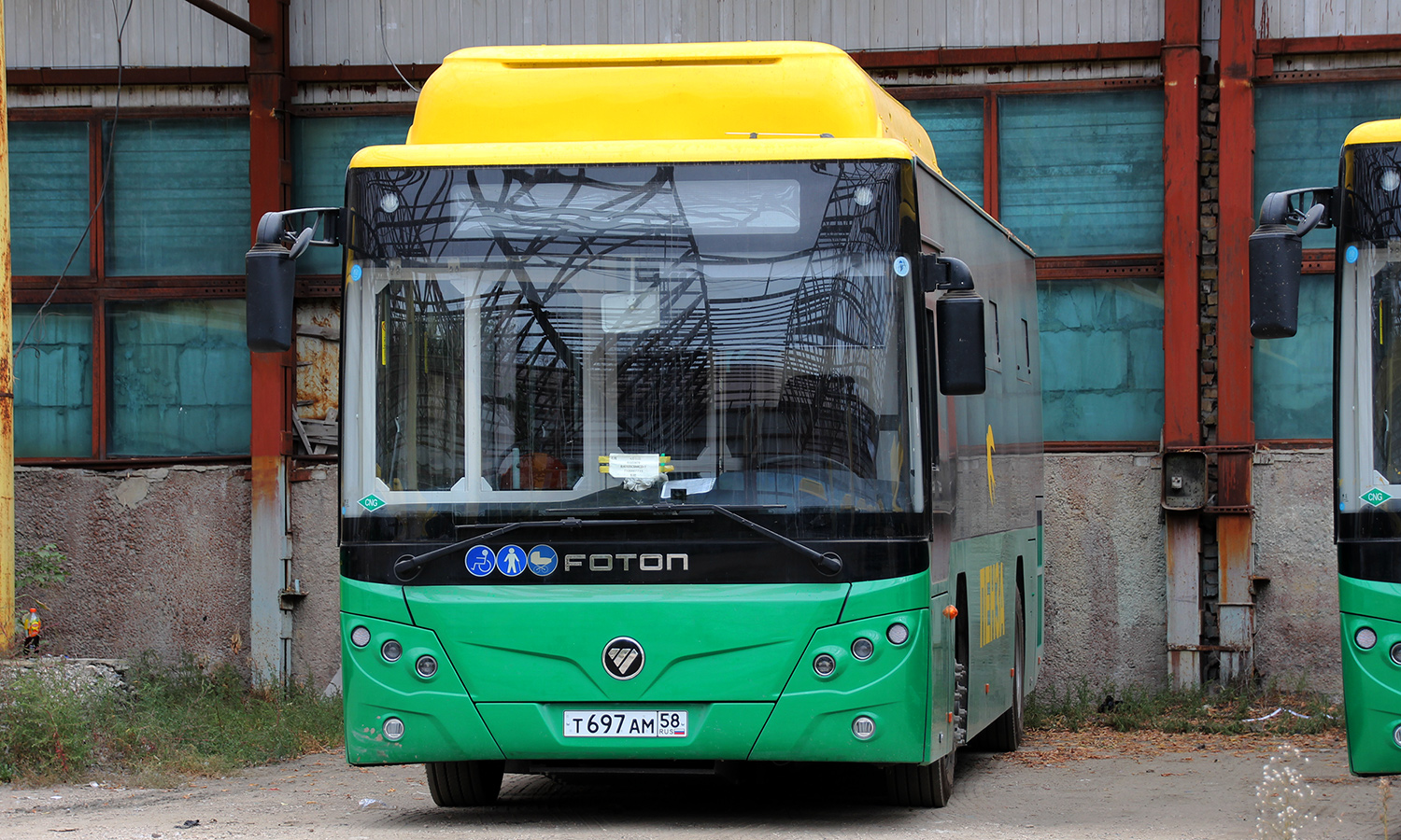 Пензенская область, Foton BJ6105C6MCD-1 № Т 697 АМ 58