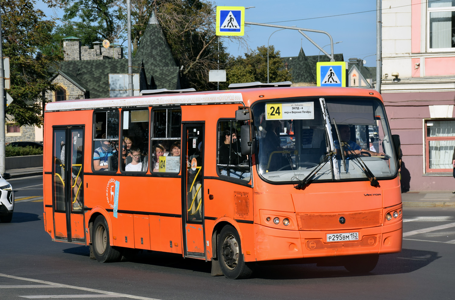 Нижегородская область, ПАЗ-320414-05 "Вектор" № Р 295 ВМ 152