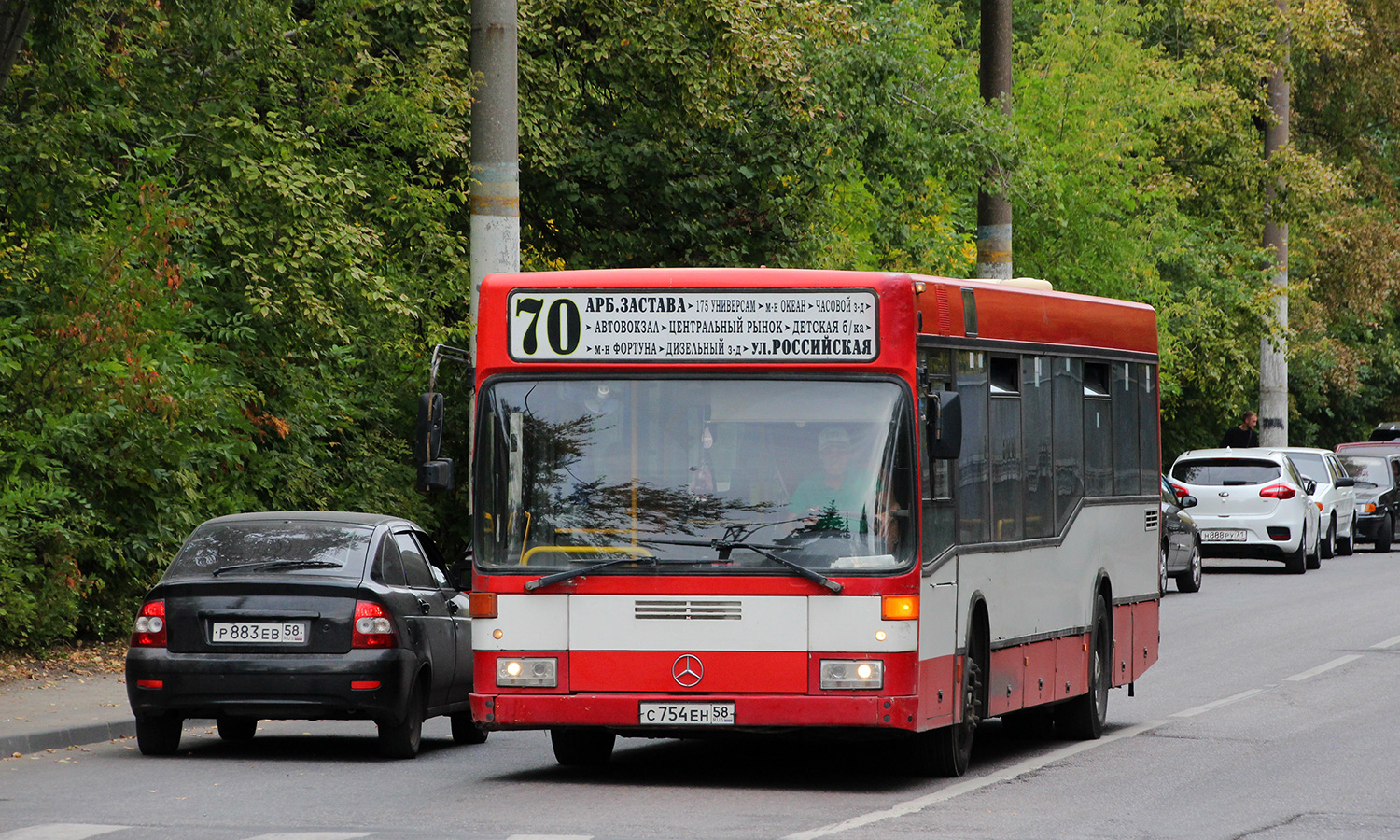 Penza region, Mercedes-Benz O405N2 (SAM) Nr. С 754 ЕН 58