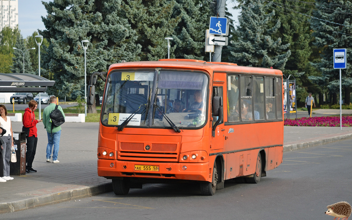 Нижегородская область, ПАЗ-320402-05 № АЕ 555 52