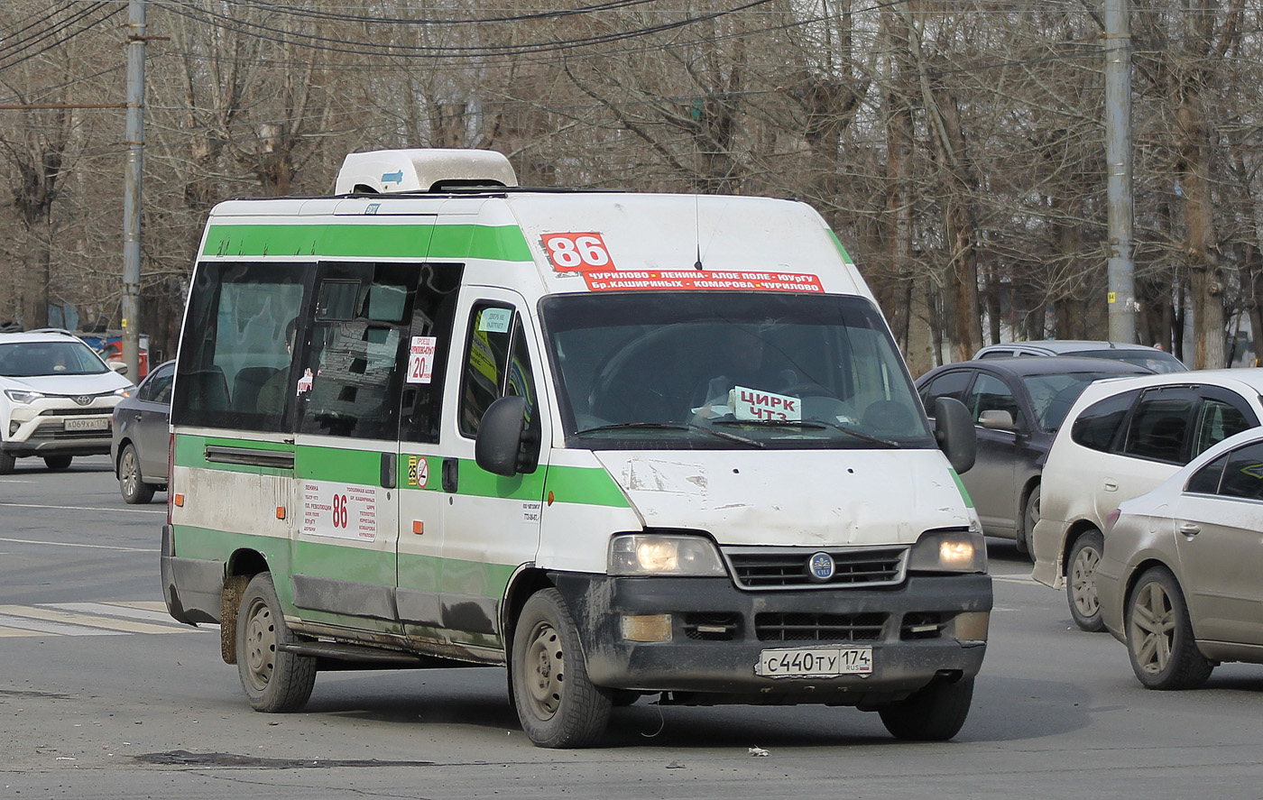 Челябинская область, FIAT Ducato 244 CSMMC-RLL, -RTL № С 440 ТУ 174