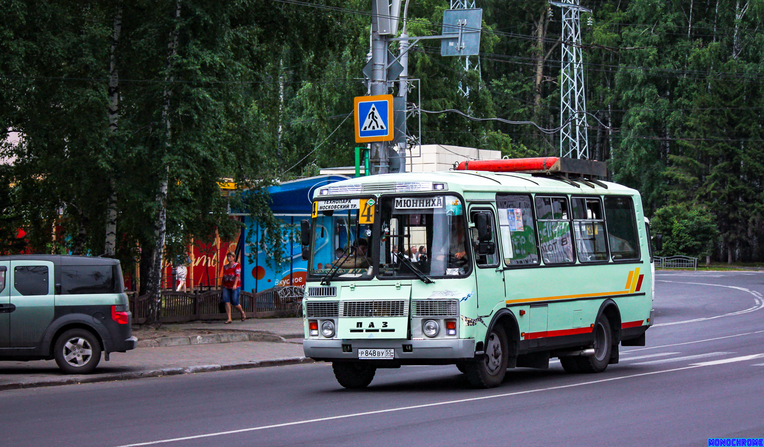 Томская область, ПАЗ-32053 № Р 848 ВУ 55