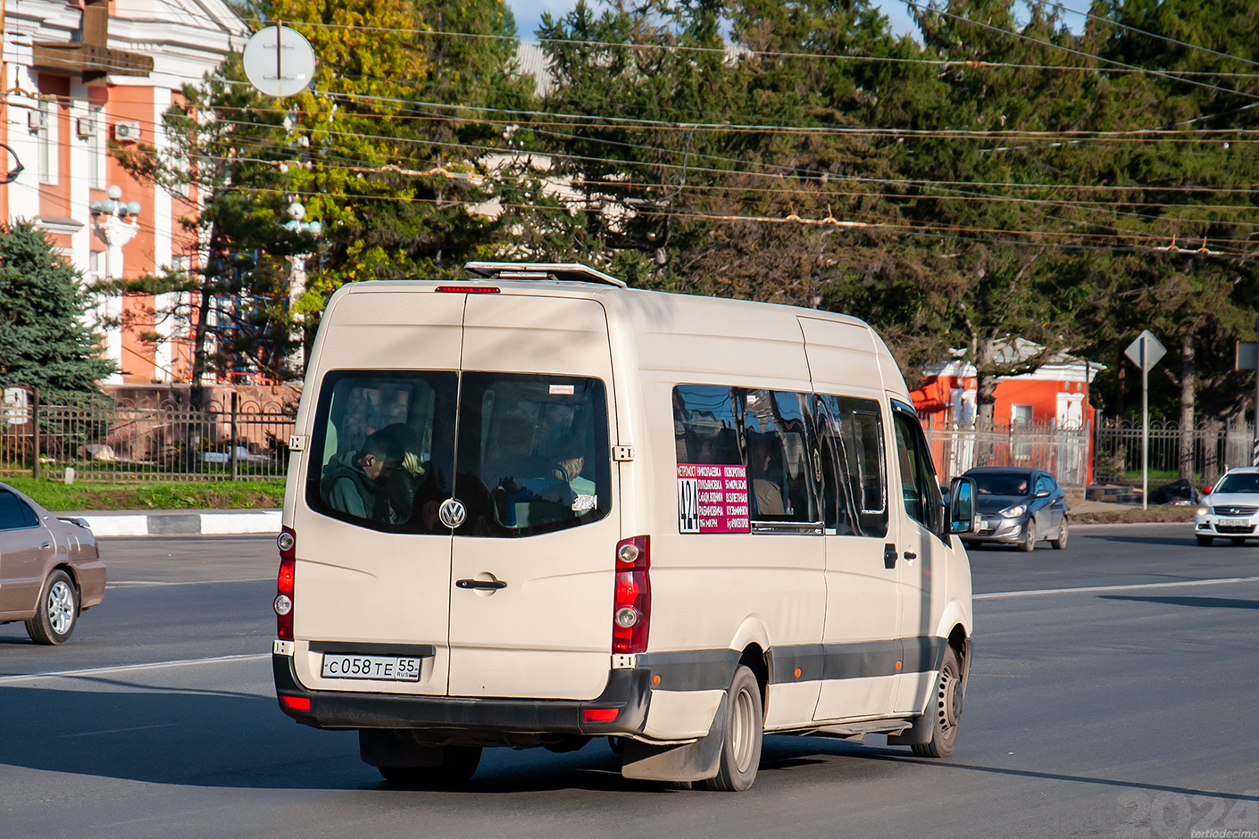 Омская область, Volkswagen Crafter № С 058 ТЕ 55