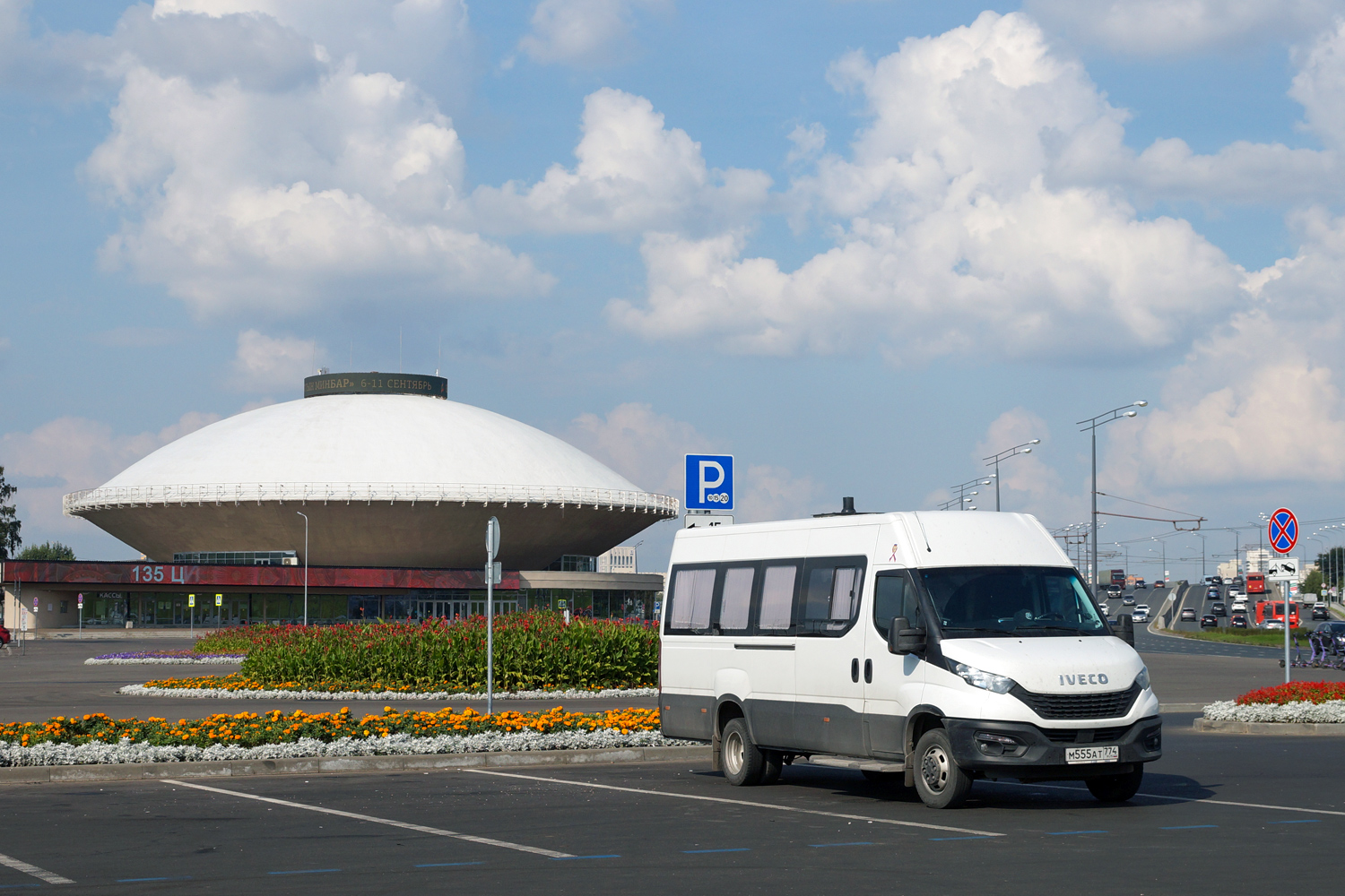 Chelyabinsk region, Rosvan-3286 (IVECO Daily) № М 555 АТ 774