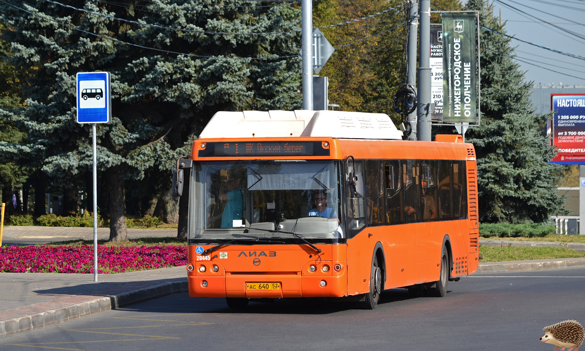 Нижегородская область, ЛиАЗ-5292.67 (CNG) № 20445