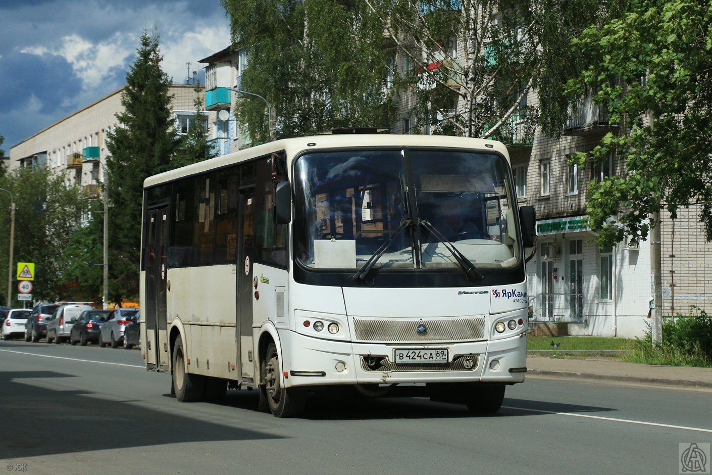 Тверская область, ПАЗ-320414-05 "Вектор" (1-2) № В 424 СА 69