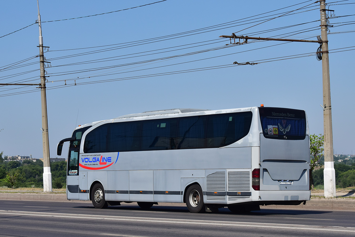 Волгоградская область, Mercedes-Benz O580-15RHD Travego № К 711 ВА 134