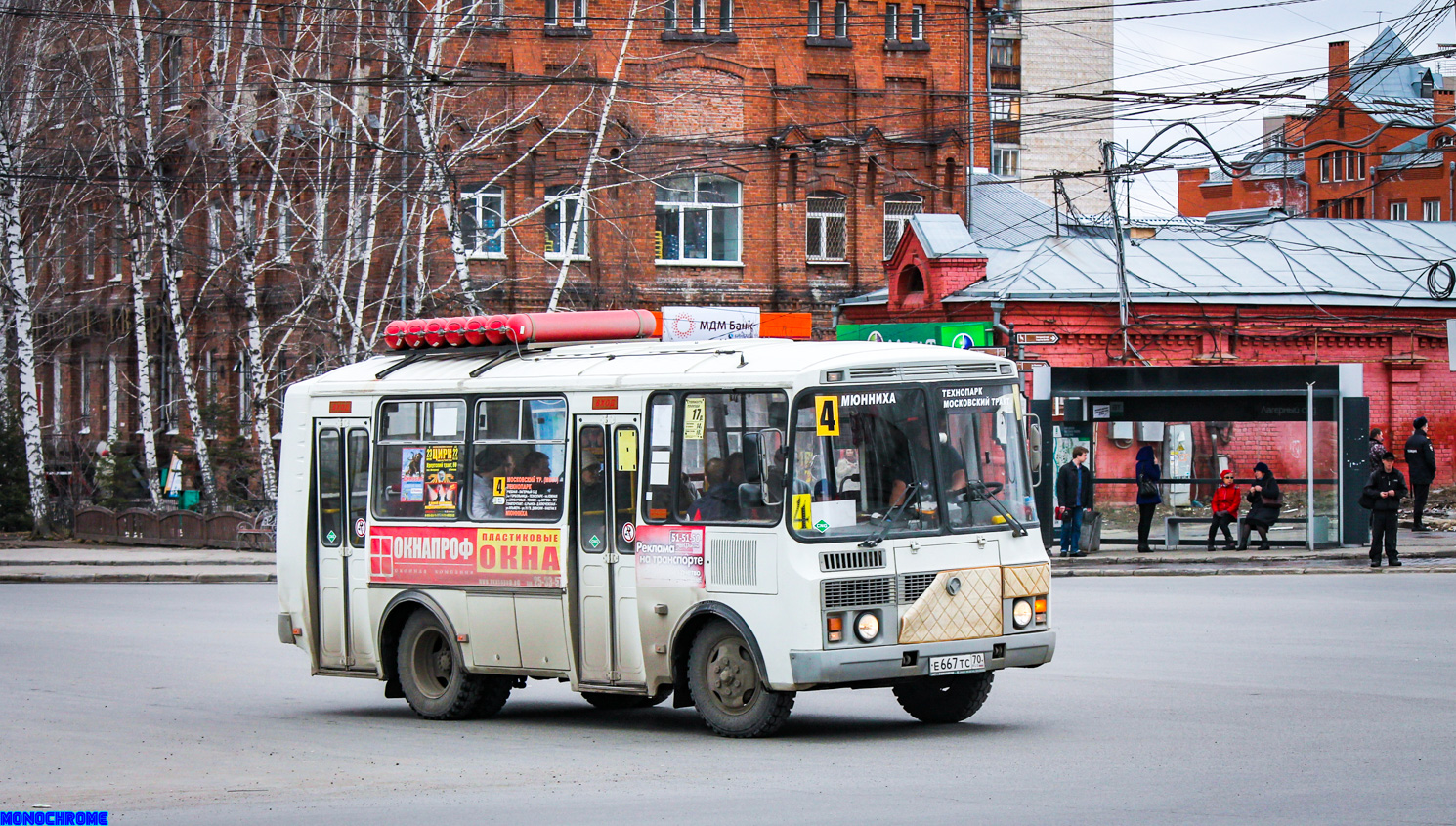 Томская область, ПАЗ-32054 № Е 667 ТС 70