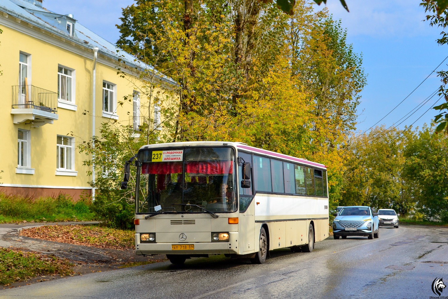 Пермский край, Mercedes-Benz O408 № АТ 718 59