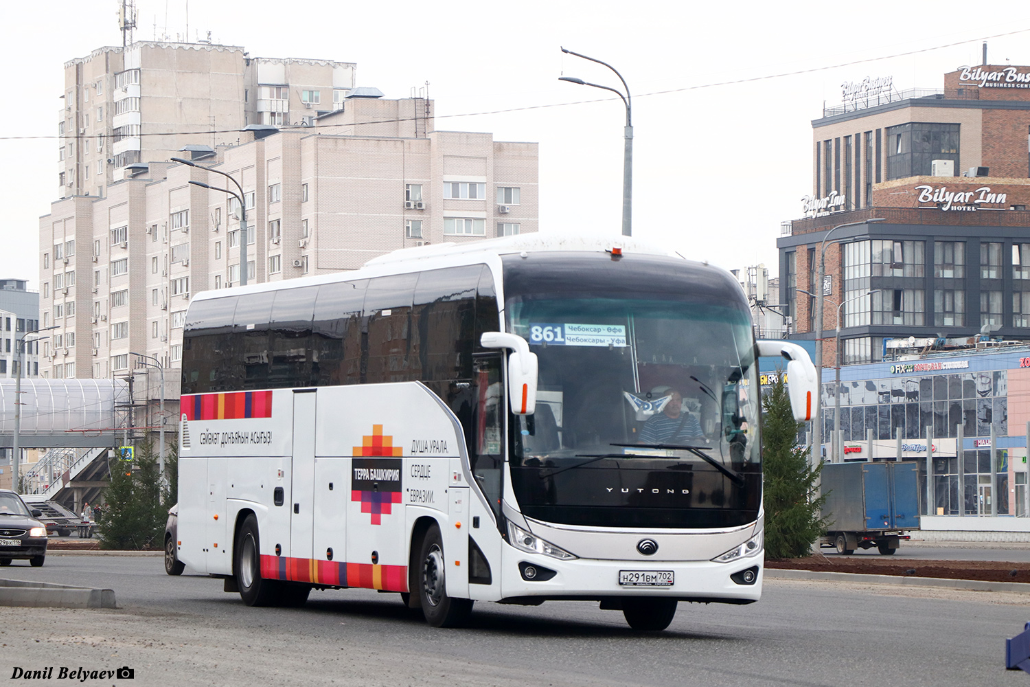 Башкортостан, Yutong C12PRO (ZK6128H) № Н 291 ВМ 702