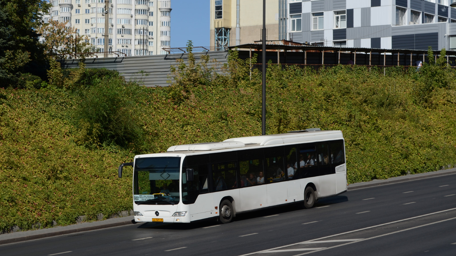 Липецкая область, Mercedes-Benz O530LEÜ Citaro facelift LE Ü № АЕ 521 48