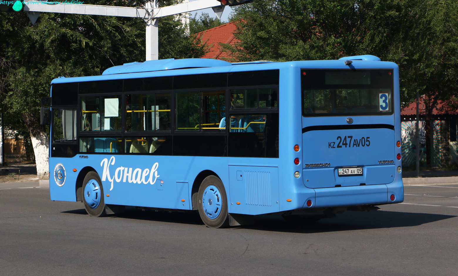 Алматинская область, Yutong ZK6850HG1 № 247 AV 05