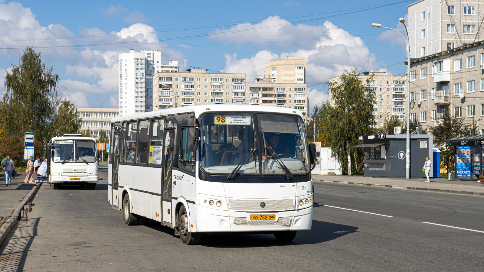 Свердловская область, ПАЗ-320412-04 "Вектор" № КО 752 66