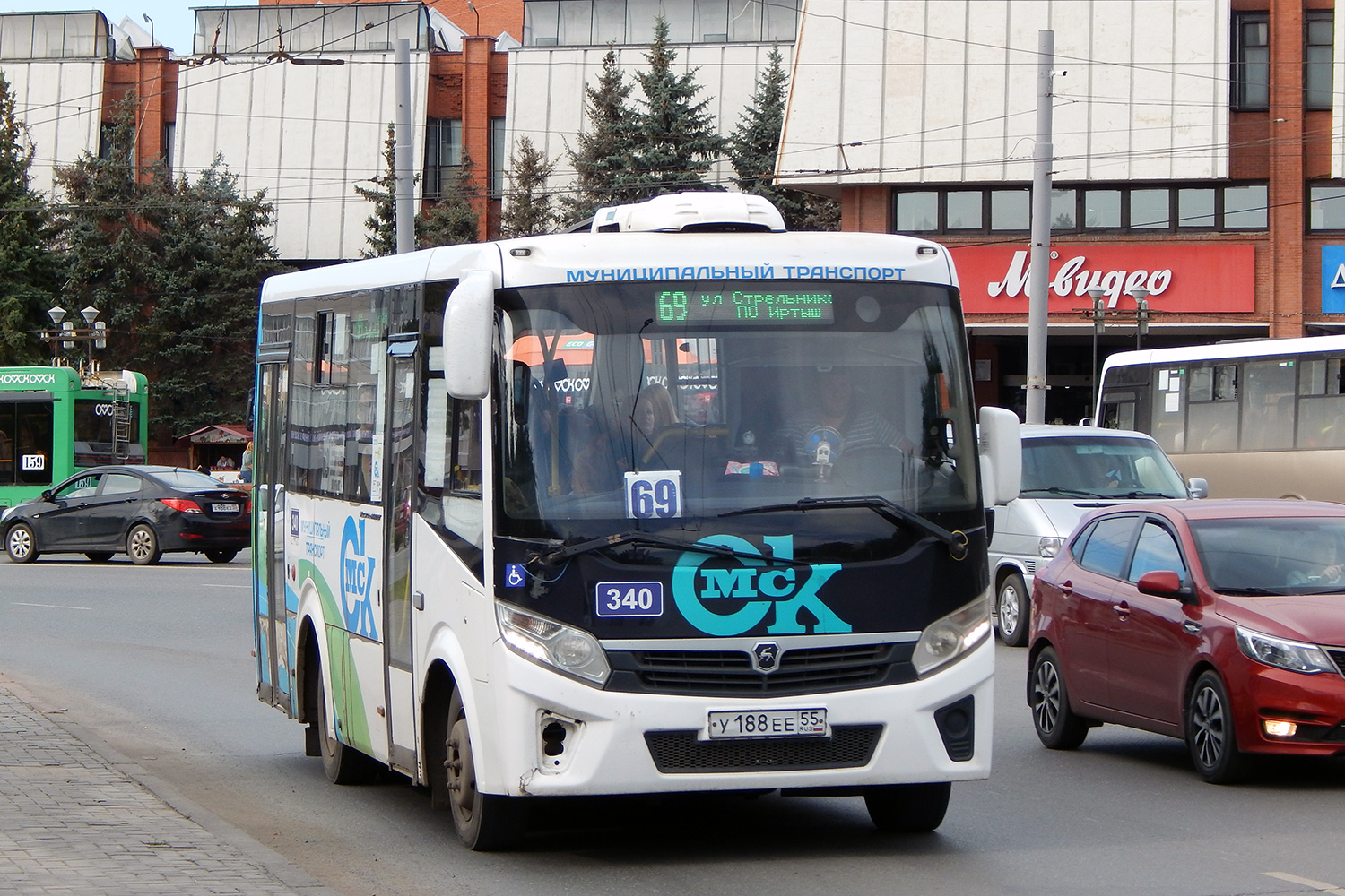 Омская область, ПАЗ-320435-04 "Vector Next" № 340