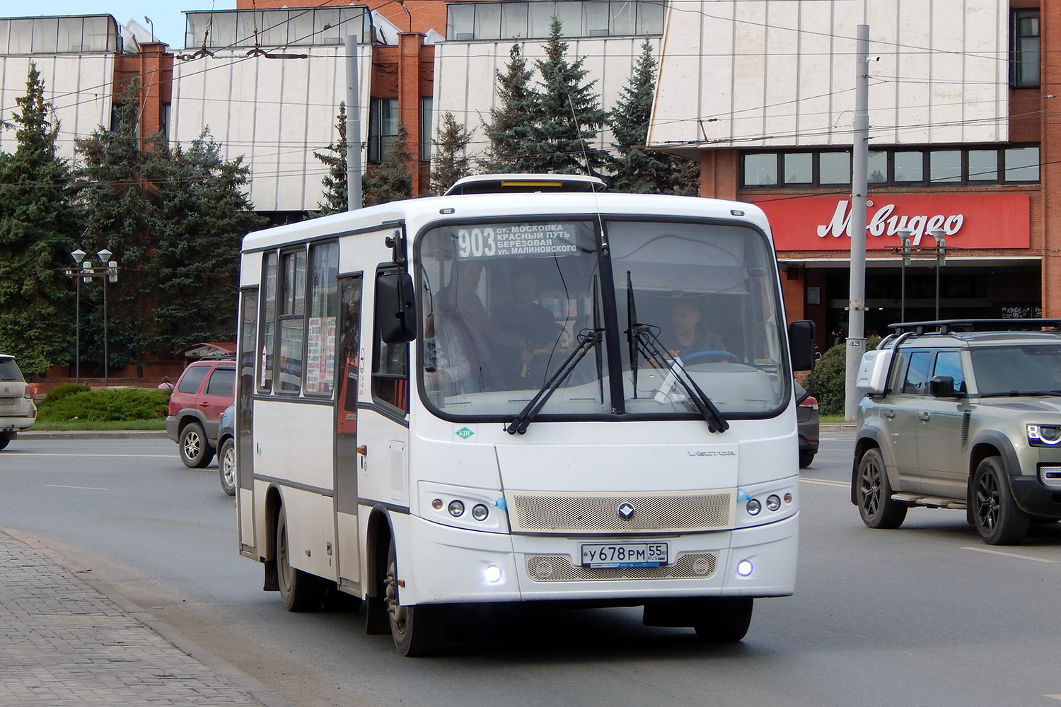 Омская область, ПАЗ-320302-12 "Вектор" № У 678 РМ 55