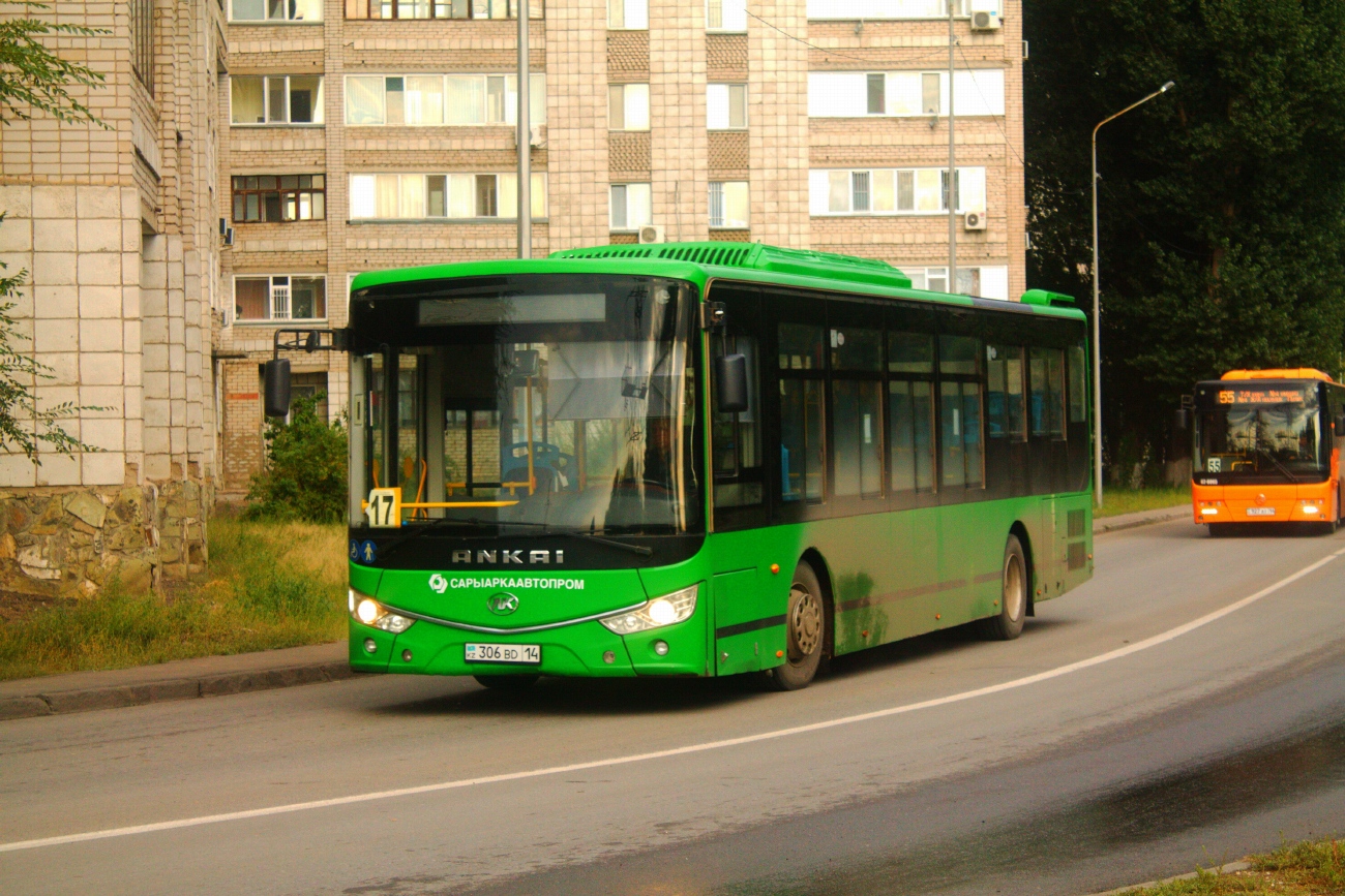 Павлодарская область, Ankai HFF6127GZ-4 (СарыаркаАвтоПром) № 306 BD 14