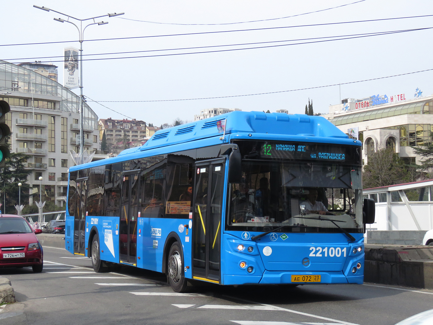 Krasnodar region, LiAZ-5292.67 (CNG) č. 221001