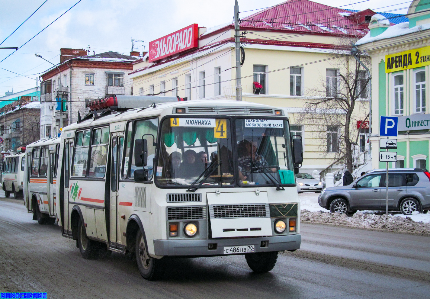 Томская область, ПАЗ-32054 № С 486 НВ 70