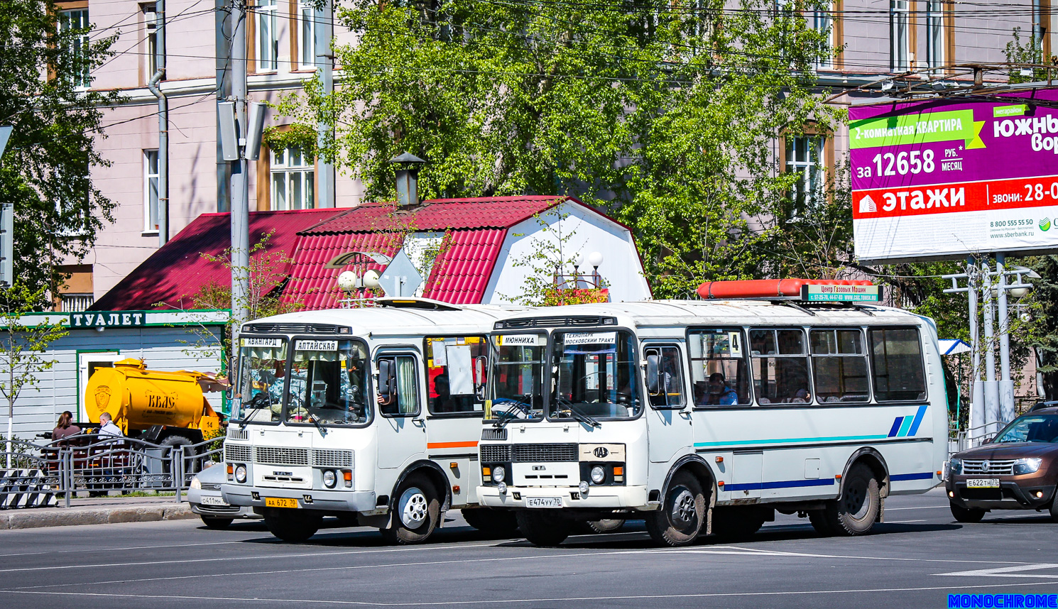 Томская область, ПАЗ-32054 № Е 474 УУ 70