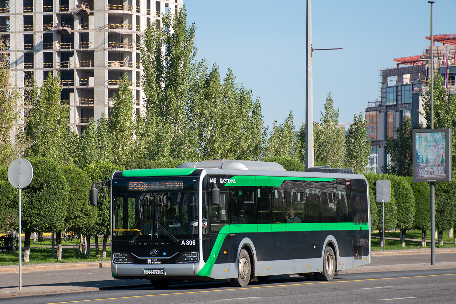 Астана, Yutong ZK6128HG (QazTehna) № A806