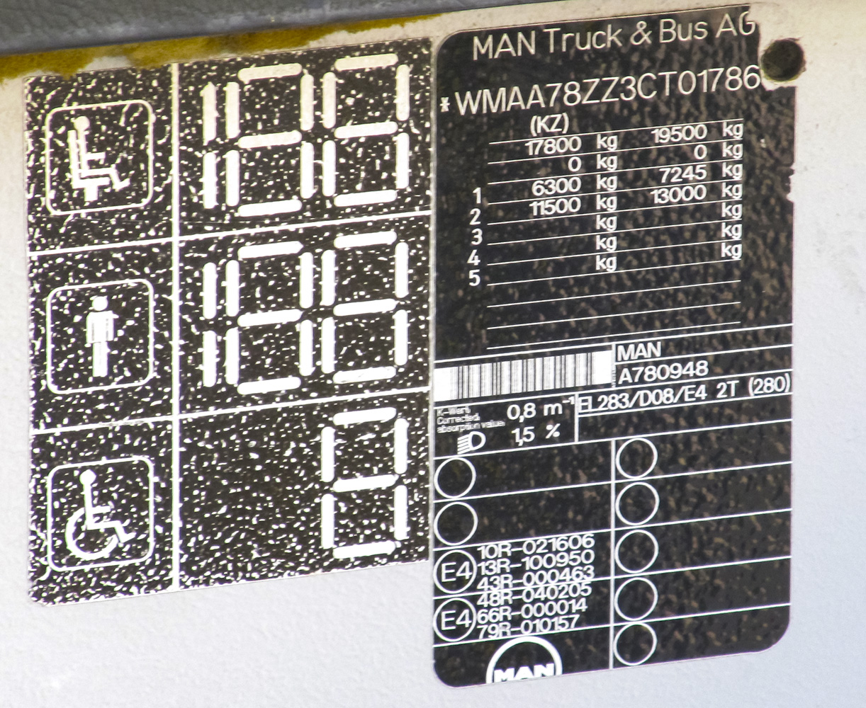 Карагандинская область, MAN A78 Lion's City LE EL283 № M 035 DD Карагандинская область, MAN A78 Lion's City LE EL283 № M 035 DD