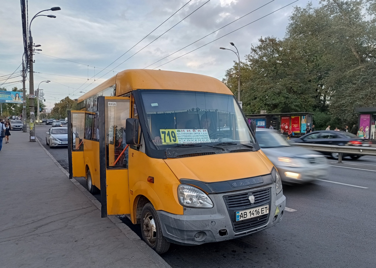 Киев, Рута 25 ПЕ № AB 1416 ET