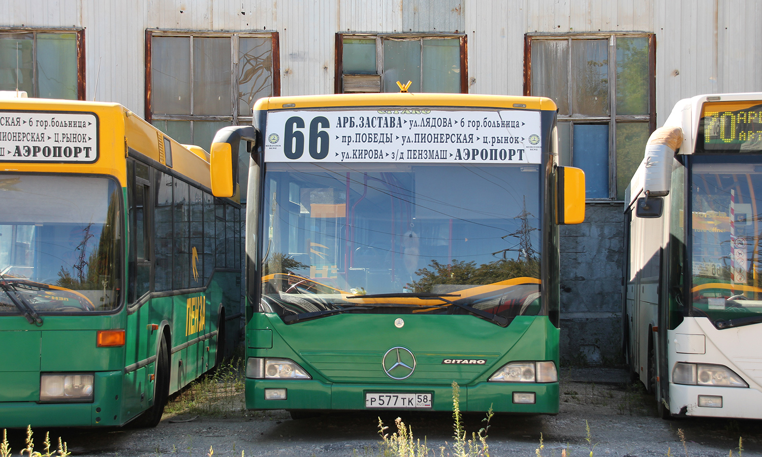 Пензенская область, Mercedes-Benz O405N2 № С 317 МК 58; Пензенская область, Mercedes-Benz O530 Citaro № Р 577 ТК 58; Пензенская область, Hess CO-BOLT 2 № К 734 СУ 159