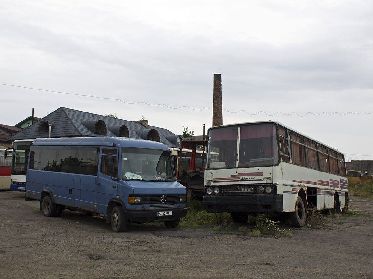 Львовская область, Mercedes-Benz T2 611D № BC 1399 EM; Львовская область, Ikarus 256 № BC 6218 BI