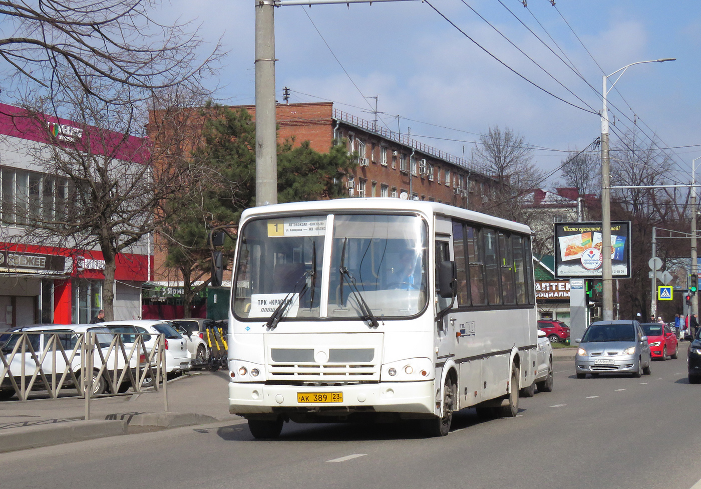 Краснодарский край, ПАЗ-320412-10 № АК 389 23