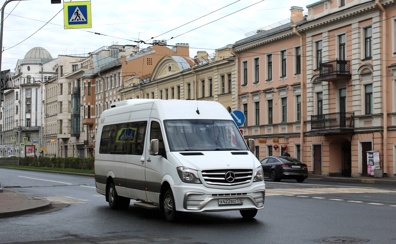 Санкт-Петербург, Луидор-223602 (MB Sprinter) № Х 422 ВО 178