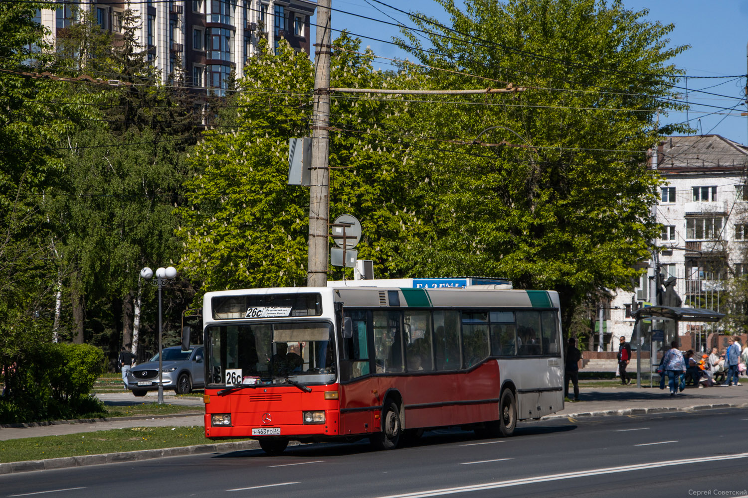 Владимирская область, Mercedes-Benz O405N2 № Н 463 РО 33