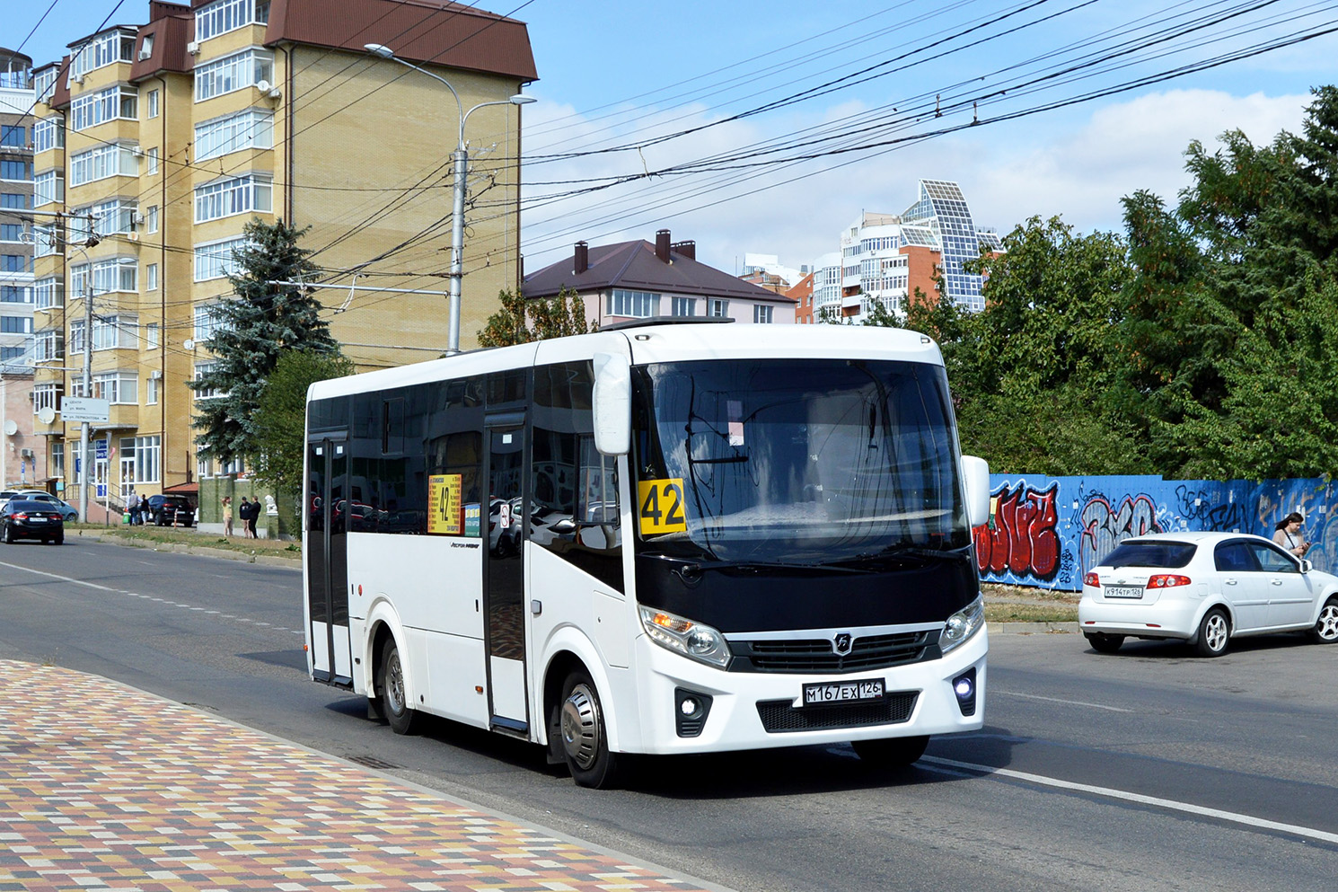 Ставропольский край, ПАЗ-320435-04 "Vector Next" № М 167 ЕХ 126