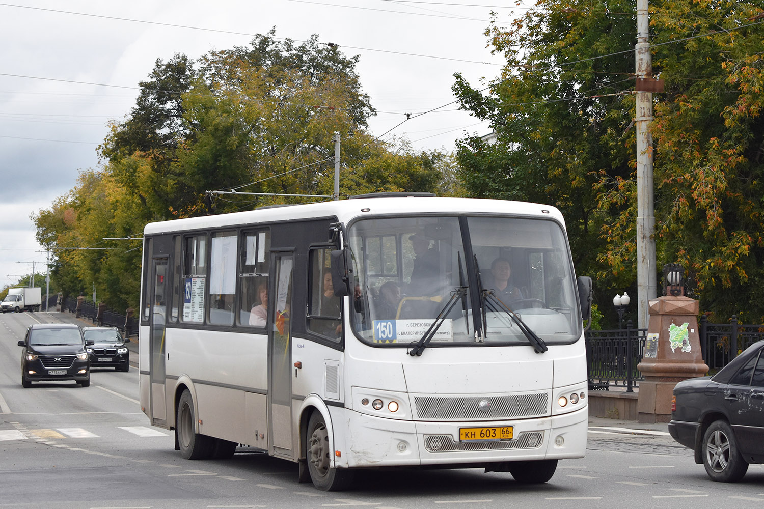 Свердловская область, ПАЗ-320412-04 "Вектор" № КН 603 66