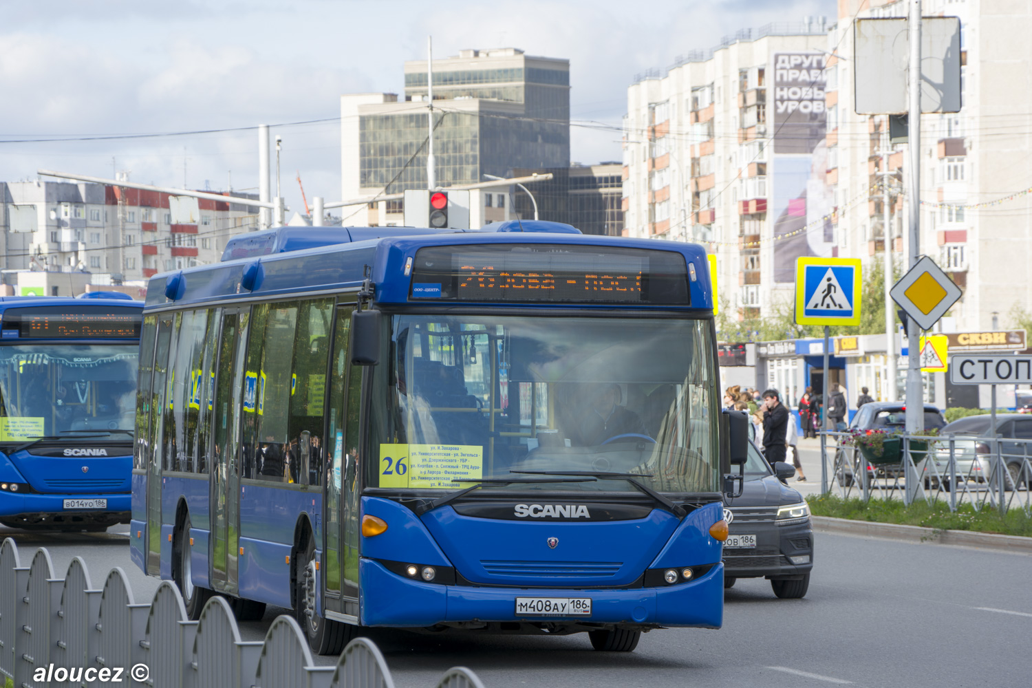 Ханты-Мансийский АО, Scania OmniLink II (Скания-Питер) № М 408 АУ 186