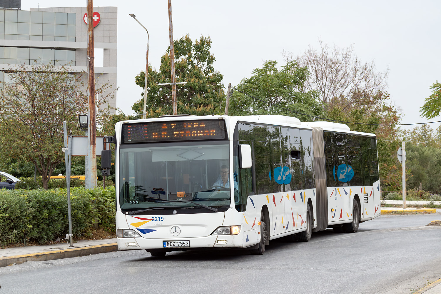 Греция, Mercedes-Benz O530G Citaro facelift G № 2219