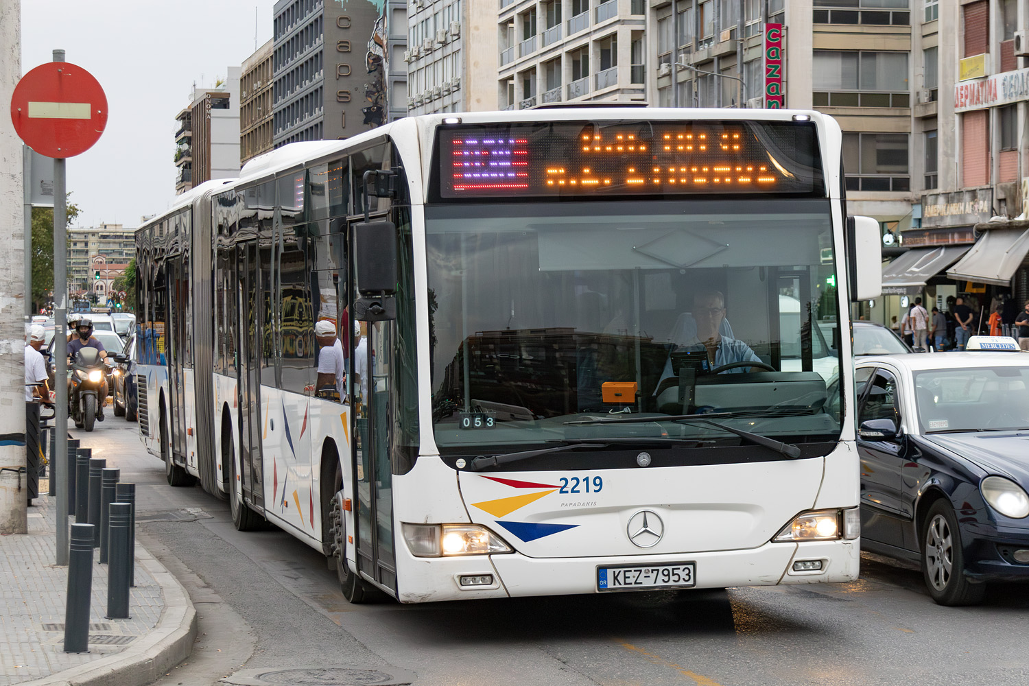 Греция, Mercedes-Benz O530G Citaro facelift G № 2219