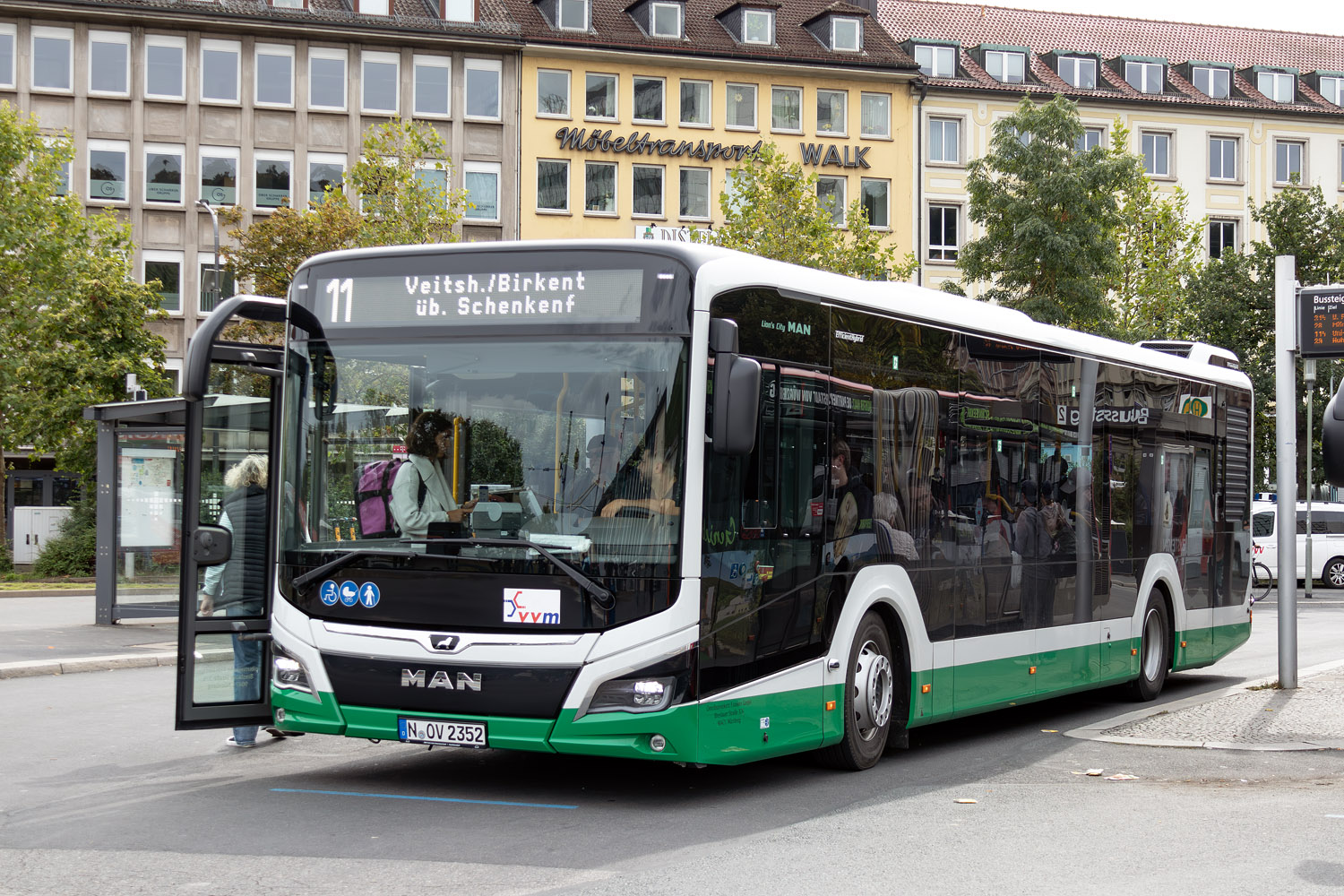 Бавария, MAN 12C Lion's City 12 NL330 EfficientHybrid № N-OV 2352