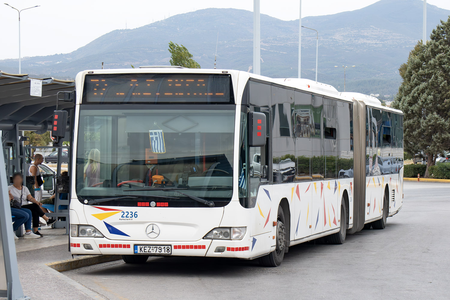 Греция, Mercedes-Benz O530G Citaro facelift G № 2236