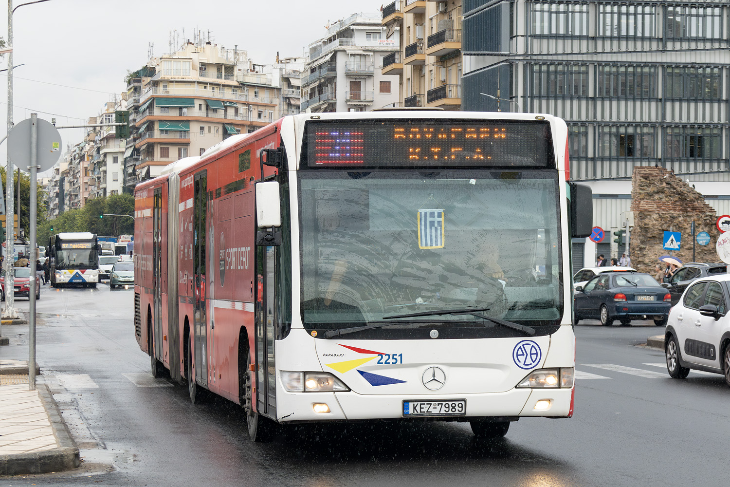 Греция, Mercedes-Benz O530G Citaro facelift G № 2251