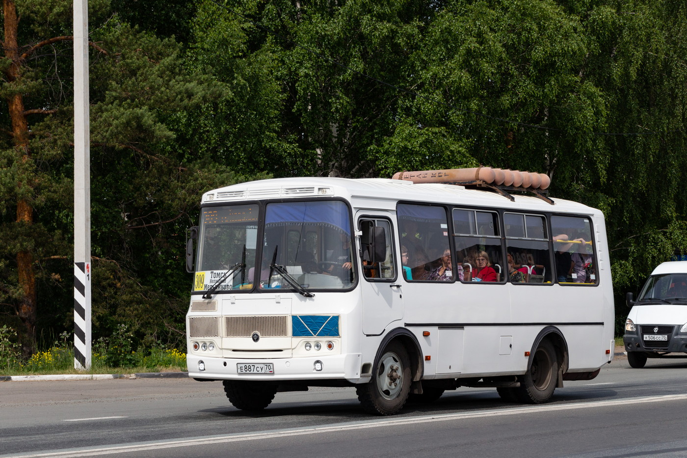 Томская область, ПАЗ-32054 № Е 887 СУ 70