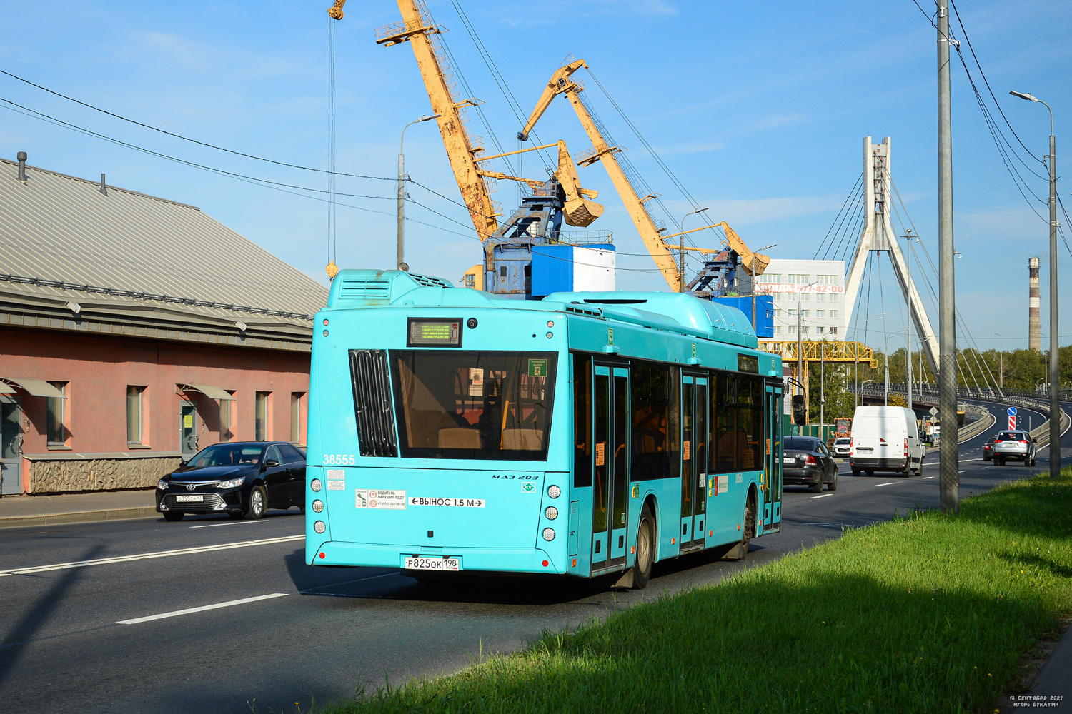 Санкт-Петербург, МАЗ-203.948 № 38555