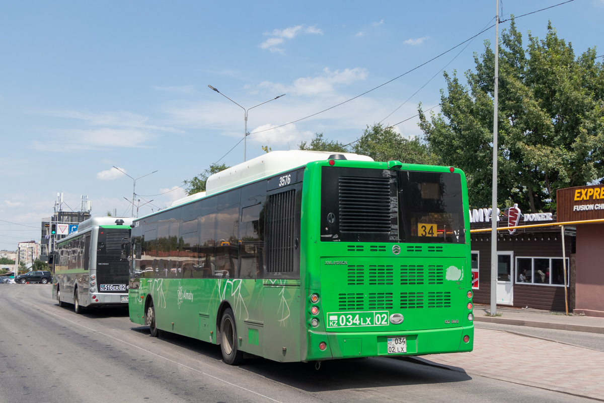 Алматы, Golden Dragon XML6125CN (Hyundai Trans Auto) № 3576