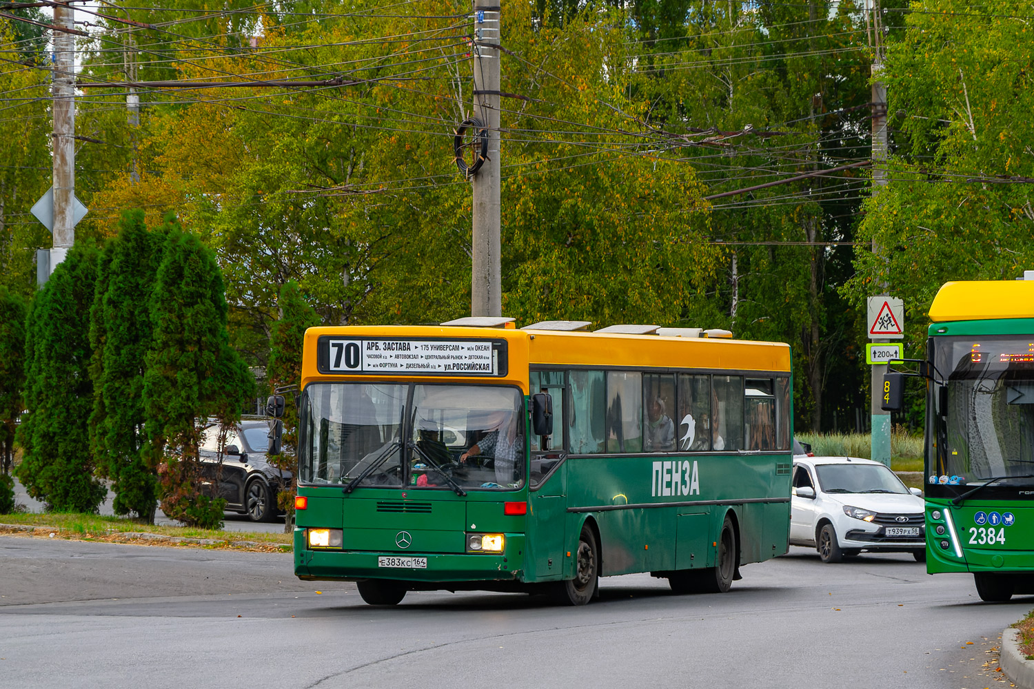 Пензенская область, Mercedes-Benz O405 № Е 383 КС 164