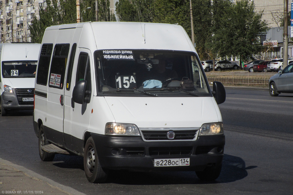 Волгоградская область, FIAT Ducato 244 CSMMC, -RT № В 228 ОС 134