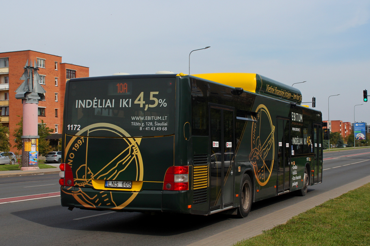 Литва, MAN A21 Lion's City NL243 CNG № 1172