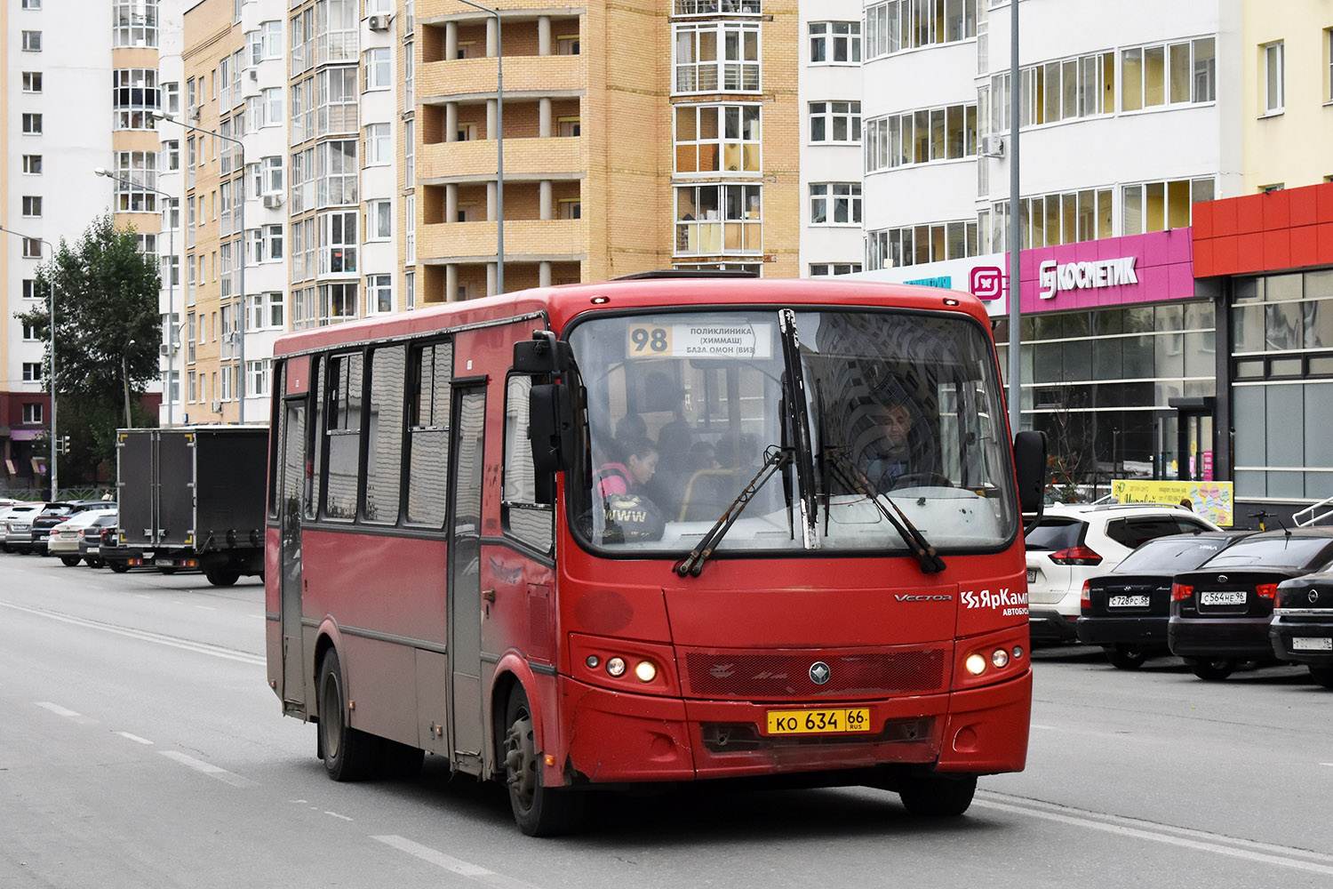 Свердловская область, ПАЗ-320412-04 "Вектор" № КО 634 66