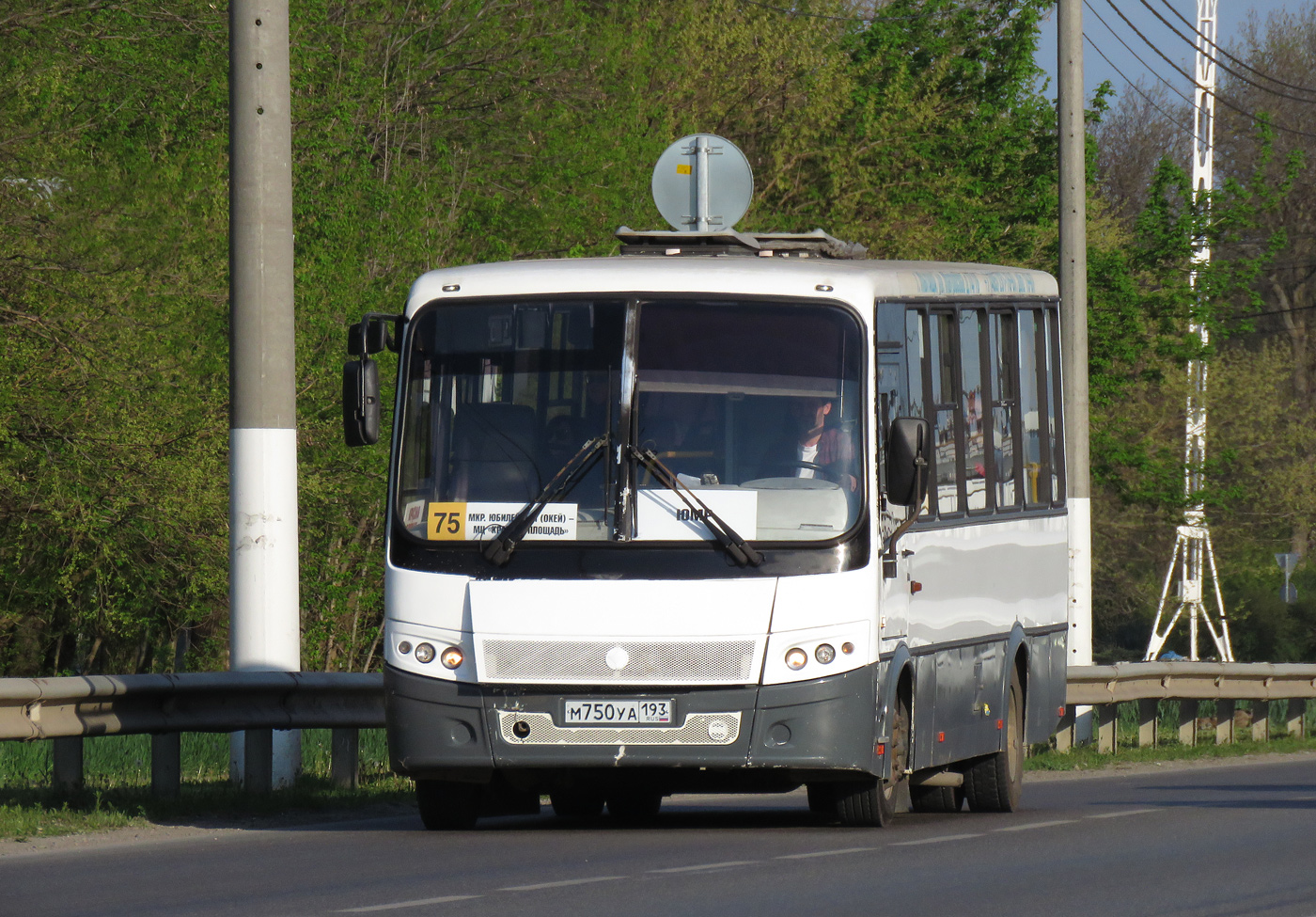 Краснодарский край, ПАЗ-320412-05 "Вектор" № М 750 УА 193