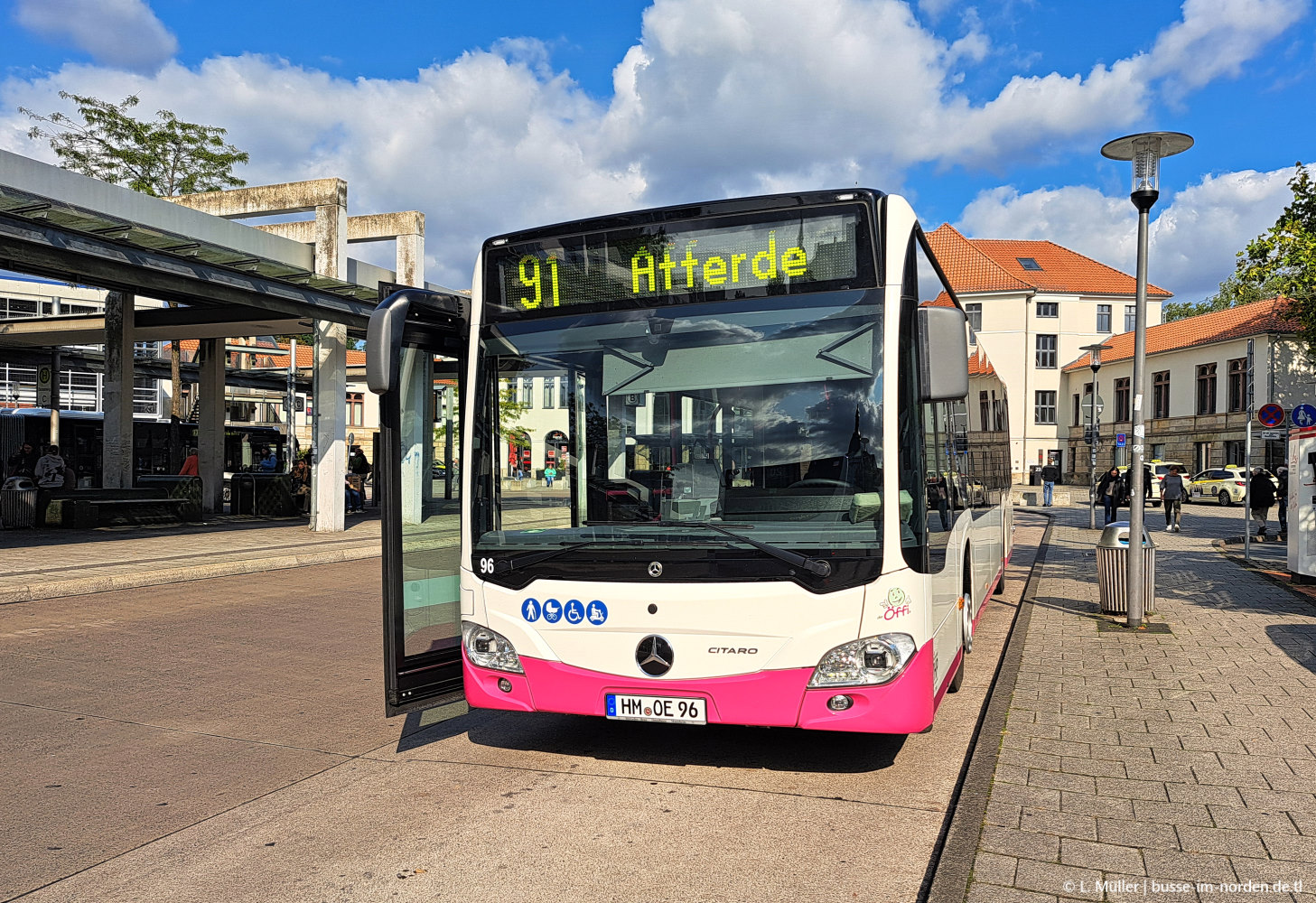 Нижняя Саксония, Mercedes-Benz Citaro C2 hybrid № 96