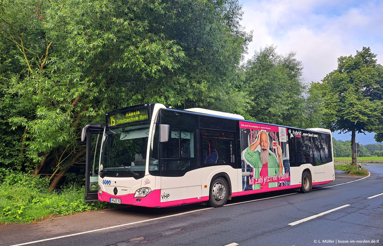 Нижняя Саксония, Mercedes-Benz Citaro C2 hybrid № 90